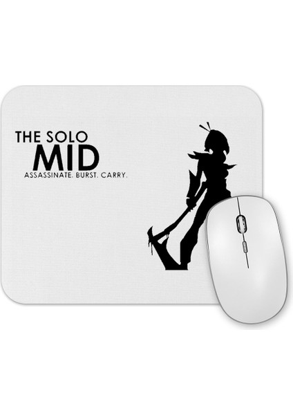 Solo Mid Akali Mouse Pad