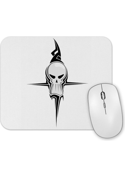 Caveira Tribal Mouse Pad