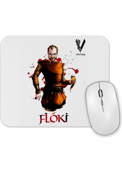 Vikings Floki Black Knight Mouse Pad