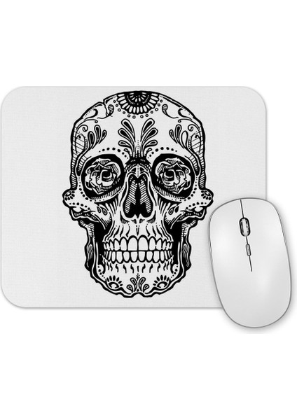Mexicana Psicodelica Skull 01 Mouse Pad