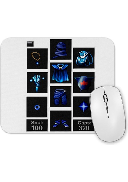 Blue Set Tibia Mouse Pad