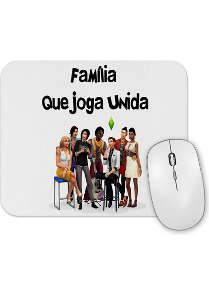 Familia Que Joga Unida Mouse Pad