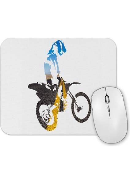 Motocross Motorsiklet Mouse Pad