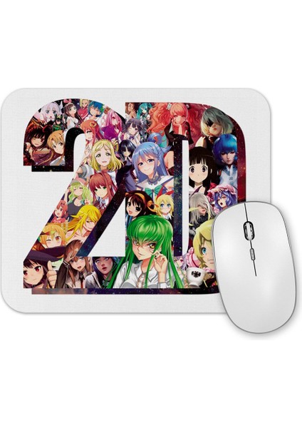 2d Is Life Mouse Pad