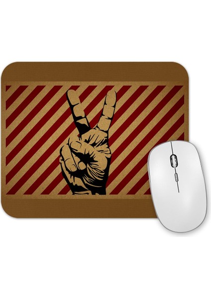 Zafer Işareti Mouse Pad