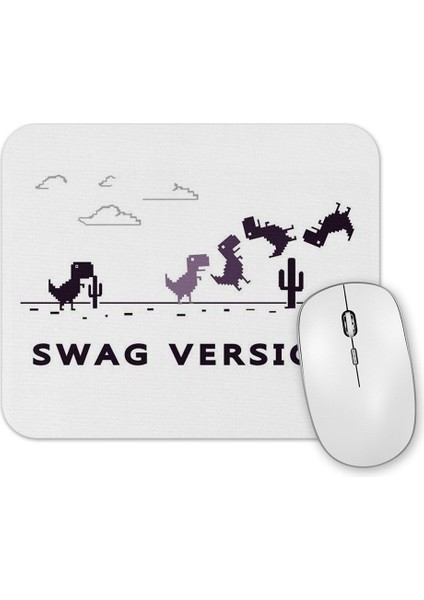 Dino Swag Version Mouse Pad