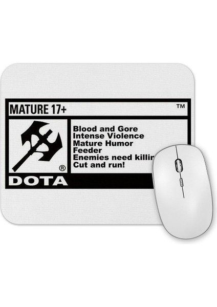 Dota Cut And Run Mouse Pad