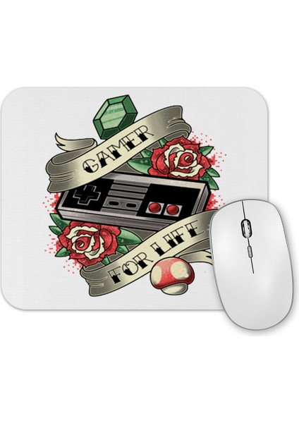 Gamer Game Over Mouse Pad