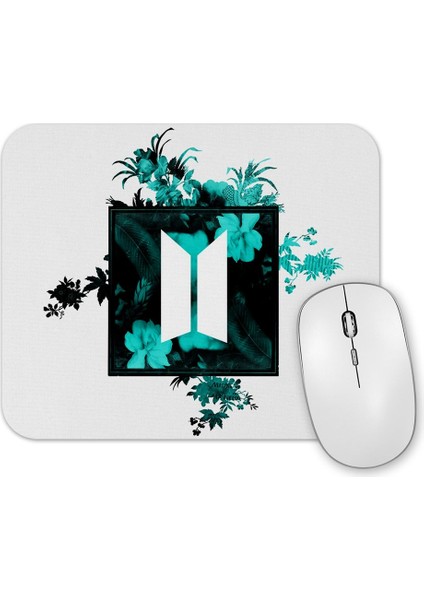Bts Flower Fantasy Square Mouse Pad