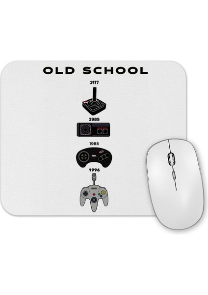 Old School Gamer Mouse Pad