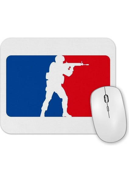 Counter Strike Gun Skull Cs Go Mouse Pad