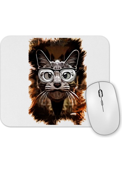 Meraklı Kedi Cat Mouse Pad