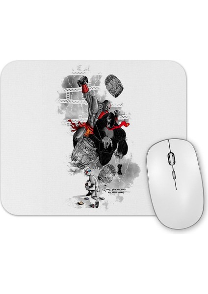 Kratos ve Donkey Kong Especial Edition Mouse Pad