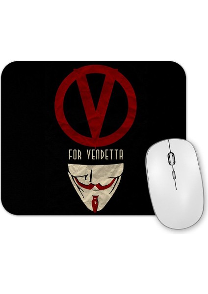 V For Vendetta Afiş Mouse Pad