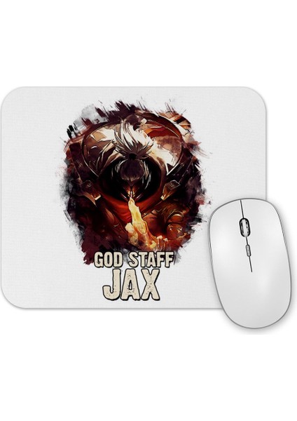God Staff Jax Mouse Pad