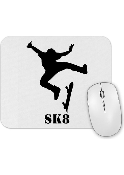 Baskı Dükkanı Skate Kaykay Mouse Pad