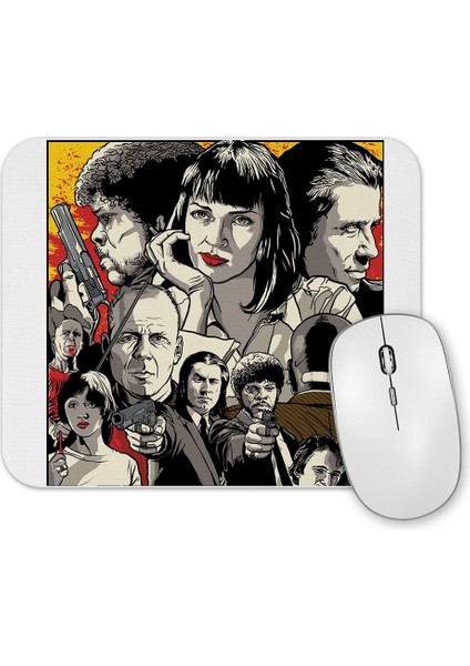 Pulp Fiction Illüstrasyon Mouse Pad
