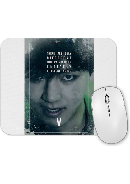 Bts Wings V Mouse Pad