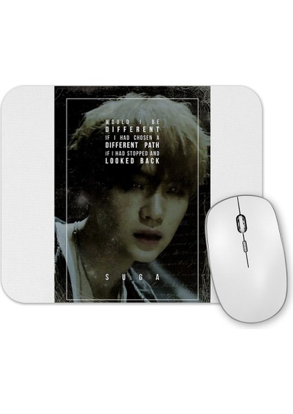 Bts Wings Suga Mouse Pad