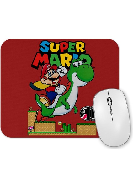 Super Mario E Yoshi Mouse Pad