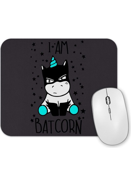 Baskı Dükkanı Unicorn Batcorn 05 Mouse Pad