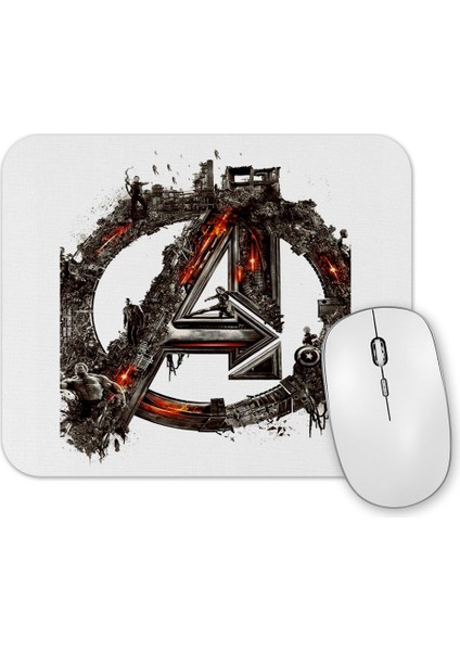 Avengers Flowers Mouse Pad
