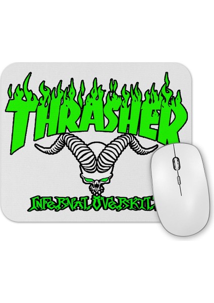 Green Thrasher Logo Mouse Pad