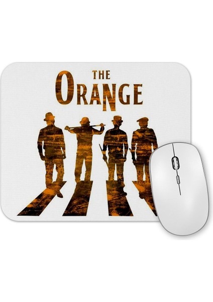 The Orange Mouse Pad