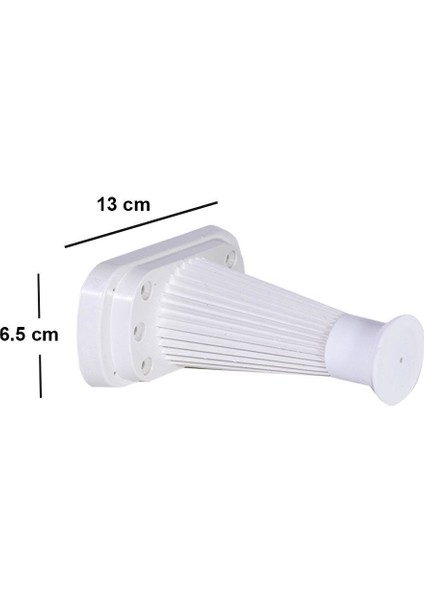 Mobilya Kanepe Koltuk Puf Sehpa Ünite Ayağı 15 cm Baza Ayak (Beyaz)