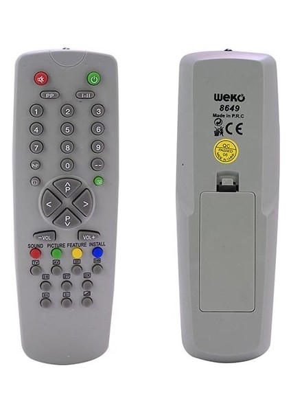 Vestel, Seg, Regal 3040 Mini Kalıp Tv Kumandası