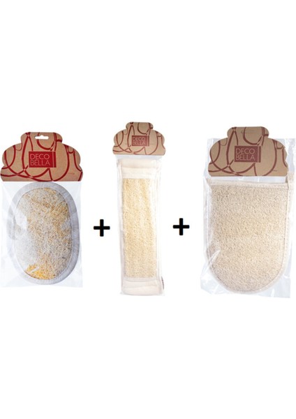 Kabak Organik Banyo Lif Seti Organic Bath Fiber