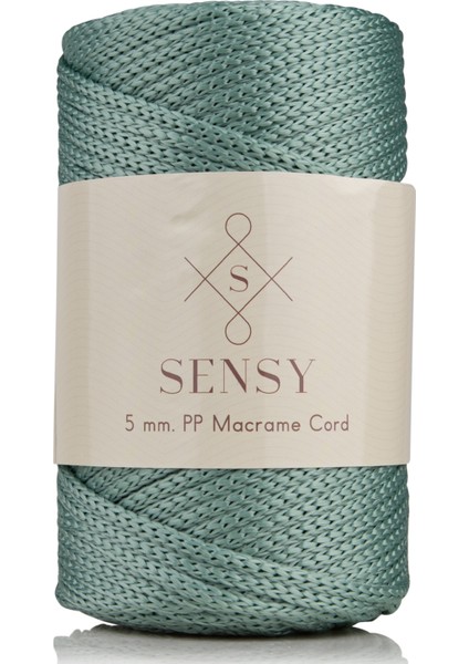 Premium Polyester Pp Cord Makrome İpi 5 mm