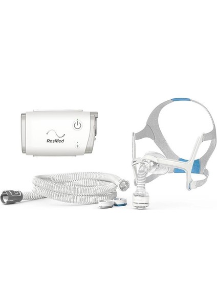 Airfit N20 Cpap Başlıklı Silikon Burun Maskesi Airmini Bağlantısı