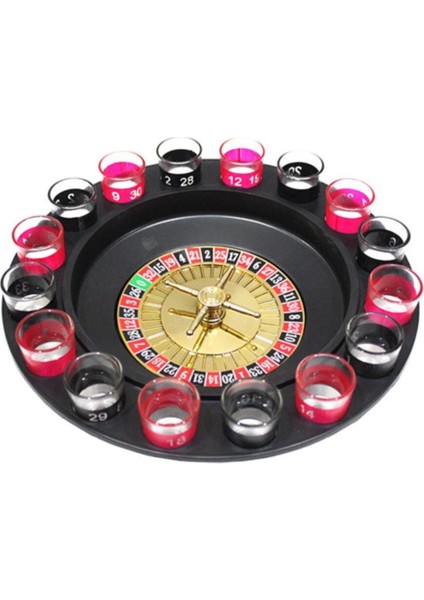 Rulet Shot Oyunu Shot Bardak Rulet Oyun Seti 16 Lı Shot Bardak