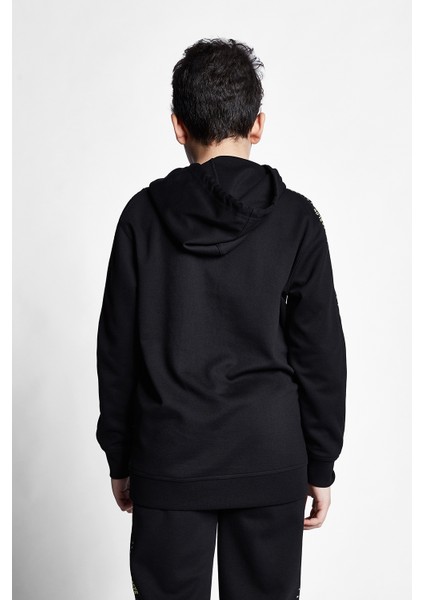 Siyah Çocuk Kapüşonlu Sweatshirt 21N-3113 fırsatları