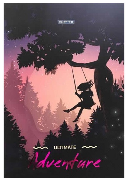 Adventure A4 Çizgili Tel Dikişli Karton Kapaklı Defter 60 Yaprak