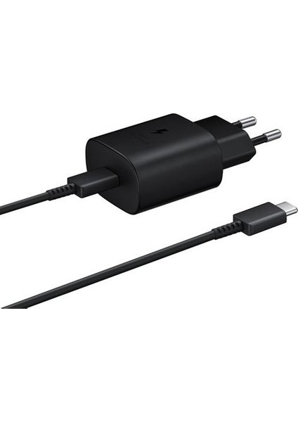 Samsung EP-TA800 25W 2.77A Type - C Çıkışlı Hızlı Şarj Seti Siyah