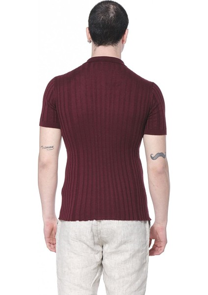 Fitilli Triko Erkek Polo T-Shirt modelleri