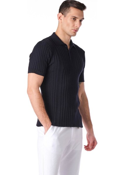 Fitilli Triko Erkek Polo T-Shirt fiyatları
