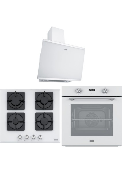 Fpj 615 V Wh/ss Davlumbaz Fhns 604 4g Wh Ocak Fma 86 H Wh Fırın Beyaz Ankastre Set