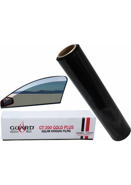 GT-200 2 Ply Çizilmez %35 Light Black Cam Filmi 100 cm x 60 M