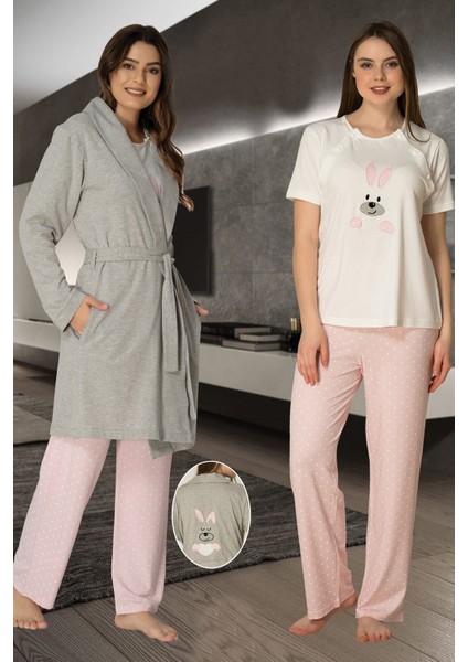 t Sabahlıklı Lohusa Pijama Takımı