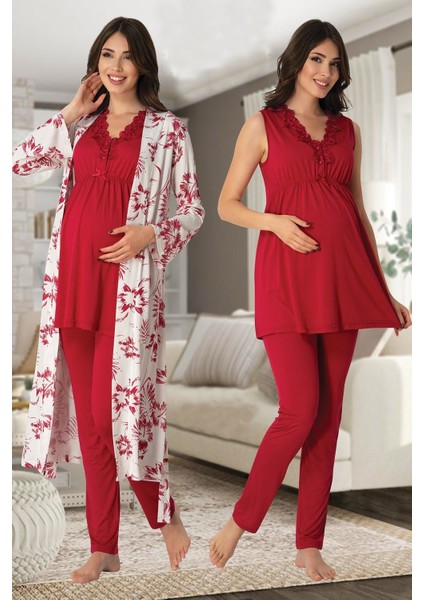 Lohusa Pijama Sabahlık Takım Effort 8034 fiyatları