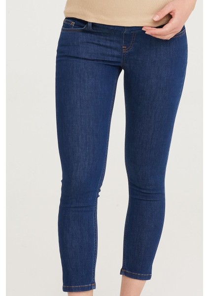 Hamile Skinny Jean Likralı Denim Pantolon Mavi 1071 fiyatları