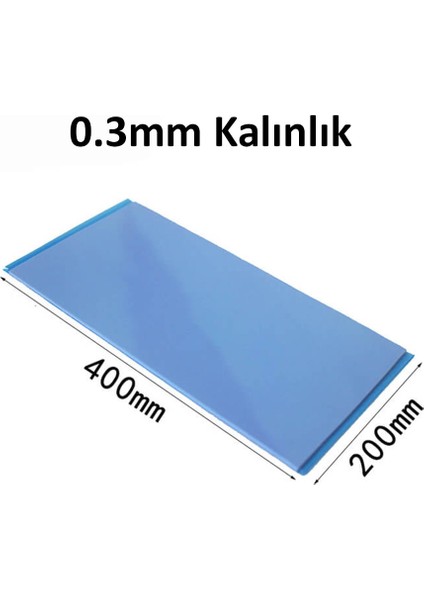 3.0 mm*200*400 mm Chipset Soğutucu Termal Pad Ped - İletken Silikon