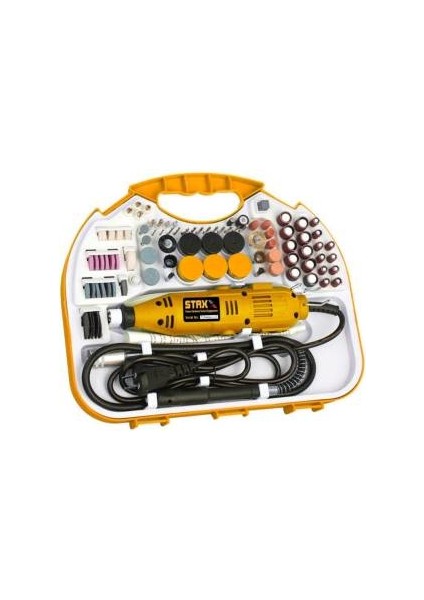 300 Parça 400 Watt 60.000 Rpm 6 Kademe Devirli Hobi Gravür Taşlama Zımpara Çantalı Set