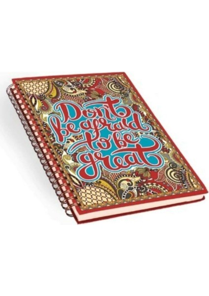 Wallart 120 Yaprak Kareli Spralli Sert Kapak Defter 17 x 24 cm