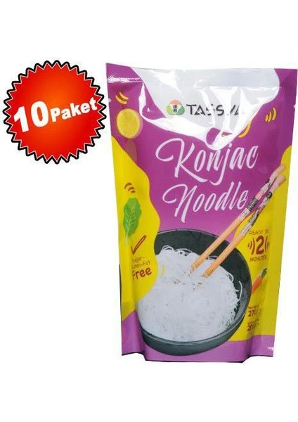 Shirataki (Konjac) Noodle 270 gr x 10 Adet