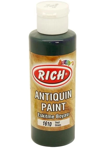 Antiquing Paint Eskitme Ahşap Boyası 120 cc 1610 Yeşil