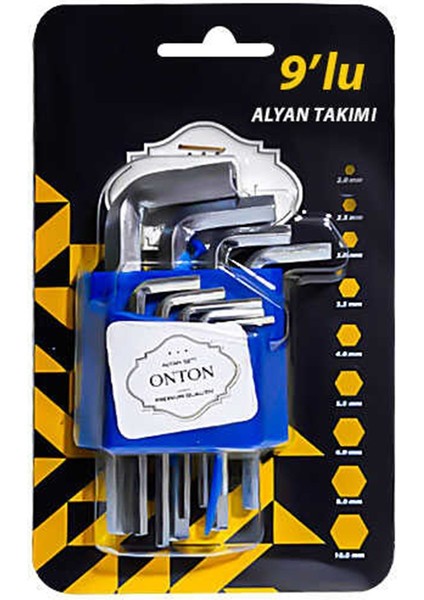 9'lu Alyan Takımı 120 mm